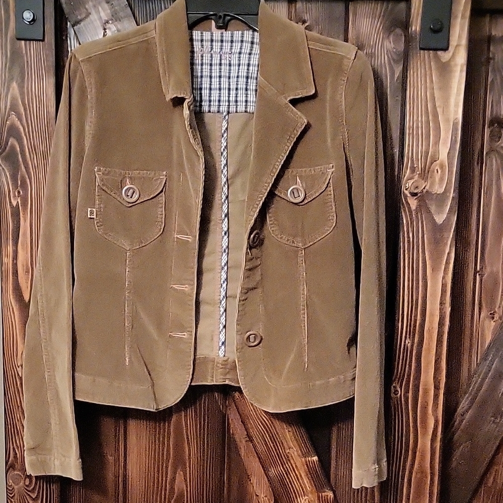 Brown Corduroy Women's Jacket